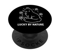 Lucky By Nature Woodland Fox and Flowers Nature Cottagecore PopSockets Adhesive PopGrip