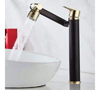 lucky cat antique faucet hot hot full copper bronze raised washbasin countertop basin swirling, black gold high