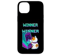 Lucky Cat Arcade Winner Retro Gaming Art Case for iPhone 14 Plus