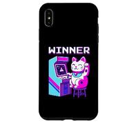 Lucky Cat Arcade Winner Retro Gaming Art Case for iPhone XS Max