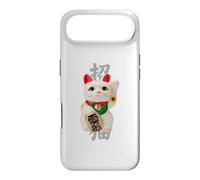 Lucky Cat Art - Japanese Maneki Neko with “Good Fortune” Case for iPhone Air