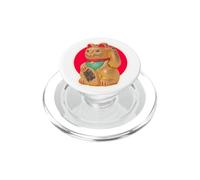 Lucky Cat Cat Cute Maneki-Neko Cat Waving Cat PopSockets PopGrip for MagSafe