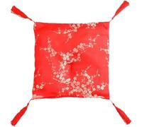 Lucky Cat Cushion, Lucky Cat Statue Red Cloth Pad, Chinese Feng Shui Deoration Lucky Cat Accessories for Home Cars（random Pattern）