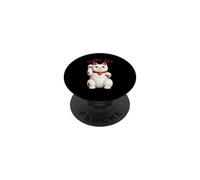 Lucky Cat Maneki-Neko Japanese Beckoning Cats Good Luck PopSockets Adhesive PopGrip