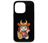 Lucky Cat Samurai Maneki Neko Kawaii Japanese Cat Case for iPhone 13 Pro