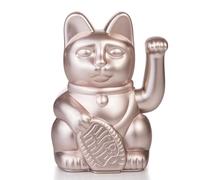 Lucky Cat - Waving Cat, Plastic, Moonlight, ca. 15 x 10,5 cm