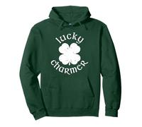 Lucky Charmer Shamrock Funny St. Patrick's Day Boys Girls Pullover Hoodie