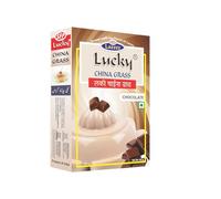 Lucky China Grass (Chocolate Flavour) | Quick & Easy |Rich & Creamy | Delicious Vegetarian Dessert |sweet pudding| Perfect for Parties & Family Desserts|100g.x3 [Pack of 3] | 300g