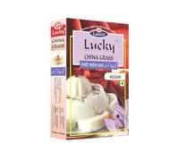 Lucky China Grass (Kesar Flavour) | Quick & Easy |Rich & Creamy | Delicious Vegetarian Dessert |sweet pudding| Perfect for Parties & Family Desserts|100g.x3 [Pack of 3] | 300g