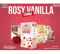 Lucky China Grass Rosy Vanilla Scotch Combo (Vanilla Rose Butterscotch) 300g
