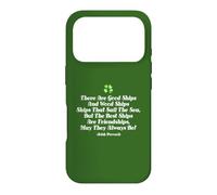 Lucky clover Irish blessing friendship quote St. Patrick's Case for iPhone 17 Pro