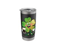 Lucky Clover Parade Cheerful Irish Design Stainless Steel Insulated Tumbler
