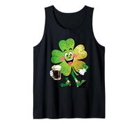 Lucky Clover Parade Cheerful Irish Design Tank Top