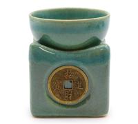 Lucky Coin Large Oil Burner Jade
