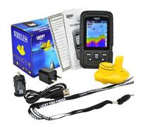 LUCKY Colour Wireless Fish Finder - 100 Metre Range, Depth, Features, Carp, Coarse, Bottom Contours. Large LCD screen, battery and charger + many more features