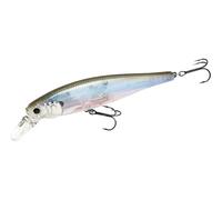 LUCKY CRAFT Pointer 100, 283 Silver Ch host Minnow, Jerkbait, Tournament-Winning Freshwater Bass Fishing Lure, Suspending Hard Bait with Side-to-Side Action, Built-in Rattle, and Weight Transfer