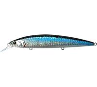 LUCKY CRAFT Surf Pointer 115MR Saltwater Fishing Lures for Halibut and Stripped Bass, Long Casting Jerkbait, Sinking Surf Fishing Gear, Fish Accessories for Tackle Box (721 Zebra MS Aurora Black)