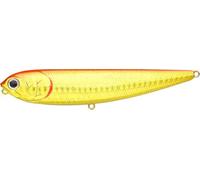 LUCKY CRAFT SW Sammy 115, Topwater Fishing Lures, Saltwater Bass Lures, 4" Length Floating Lure, Champion Walk-The-Dog Bait, Lake Bass Fishing Gear and Accessories (740 Salty Zebra Orange Gold)