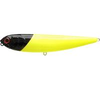 LUCKY CRAFT SW Sammy 115, Topwater Fishing Lures, Saltwater Bass Lures, 4" Length Floating Lure, Champion Walk-The-Dog Bait, Lake Bass Fishing Gear and Accessories (718 Chartreuse Black Head)