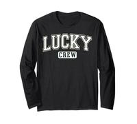Lucky Crew Varsity Letters St. Patrick's Day Long Sleeve T-Shirt