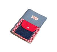 Lucky Day Plaid Notebook Cute Creative Handbook-Light Color with Inside Pages of the Notebook