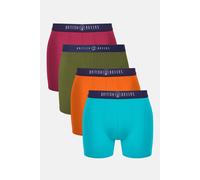 'Lucky Dip' Four Pack of Stretch Trunks British Boxers Multi XXXL