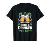 Lucky Drinker Club St Patricks Day Beer Irish T-Shirt