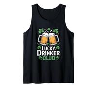 Lucky Drinker Club St Patricks Day Beer Irish Tank Top
