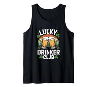 Lucky Drinker Club St Patricks Day Irish Beer Tank Top