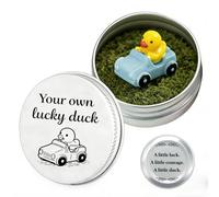 Lucky Duck Driving Test Gift - Good Luck Gift for Learner New Driver Gifts Passed Driving Test G-ifts for Her Him-Just Passed D-riving T-est G-ifts Duck G-ifts in a Tin with Inspirational Quote (Blue)