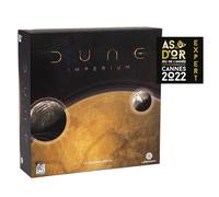Lucky Duck Games | DUNE IMPERIUM | Dune Inspired Strategy Board Game | For Adults 14+ | Expert Deck-Building Game | 1 to 4 Players | 60-120 min | Golden Ace | French Version