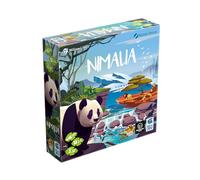 LUCKY DUCK GAMES - Nimalia | Board Game | Animal Themed Strategy Game | Territory Building Game | Fun Family Game for Kids and Adults | 2-4 Players | Ages 10+ | 20 Minutes