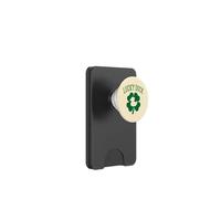 Lucky Duck Shamrock St. Patrick's Day Varsity Green Letters PopSockets PopWallet for MagSafe