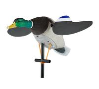Lucky Duck Spinning Wing Motion Duck Decoys for Hunters, Lucky Junior II, Drake Mallard, 4 AA