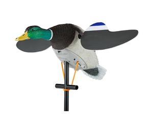 Lucky Duck Spinning Wing Motion Duck Decoys for Hunters, Lucky Junior II, Drake Mallard, 4 AA
