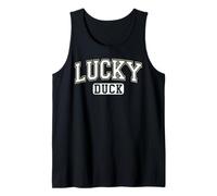 Lucky Duck Varsity Letters Sarcastic St. Patrick's Day Tank Top