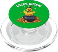 Lucky Duckie St Patrick’s Day Cruise Duck Shamrock Fun PopSockets PopGrip for MagSafe