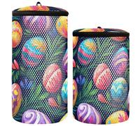 Lucky Easter Egg Shoe Bags For Washing Machine Sneaker Washing Bag 2 Pcs Shoe Mesh Laundry Bag Shoes Cleaning Bag For Washer, Lucky Easter egg, One Size, Modern