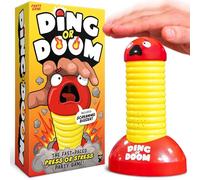Lucky Egg Ding Or Doom - Fast-Paced Buzzer Party Game for Kids, Teens & Adults - Quick Thinking Category Game with 200 Prompts - Fun Family & Party Game Night Game for 2+ Players (Ages 12+)