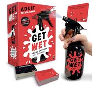 Lucky Egg Get Wet: The NSFW Trivia Game Where Incorrect Answers Get You Wet | 17+ Party Game | Trivia Card Game For Adults | Game Night Party Games - Hen & Stag | 250 Trivia Cards, Red, (LE13)