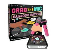 Lucky Egg Grab The Mic Karaoke Battle Game - Fast-Paced Singing Party Game with Spinning Record Timer - Singing Game for Teens & Adults | Fun Game Night for 2-12 Players (Ages 12+)