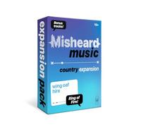 Lucky Egg Misheard Music: Country Expansion - Add-On Card Pack for The Original Misheard Music Game, 100 Country Lyrical Nonsense Cards, Base Game Required
