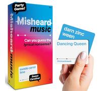 Lucky Egg Misheard Music Game - Guess the Song or Artist w/ 500 Lyrical Nonsense Cards - Hilarious Family Games for Kids and Adults - Play in Teams - Fun Music Games for Karaoke & Party Entertainment