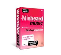 Lucky Egg Misheard Music: Hip Hop Expansion - Add-On Card Pack for The Original Misheard Music Game, 100 Hip Hop Lyrical Nonsense Cards, Base Game Required
