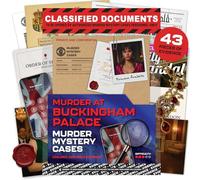 Lucky Egg MMC Buckingham Palace - Murder Mystery Game for Adults & Teens - 43 Evidence Pieces, 150 Min Gameplay (3/5 Difficulty) - Cold Case Files Detective Game for 1+ Players
