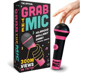 Lucky Egg Official Grab the Mic - Family Karaoke Game, 8+ Year Olds, 2-10 Player