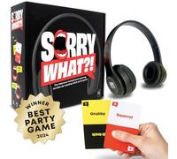 Lucky Egg Sorry What - Hilarious Lip Reading Adult Card Game - Based On The Headphone Challenge TikTok Trend - 2+ Players 40,000 Funny Word Phrase Combinations - Party Game for Adults (Original)