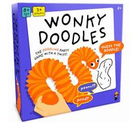 Lucky Egg Wonky Doodles - Hilarious Drawing Games for Family Game Night & Parties - Family Board Games for Adults with Wonky Doodler, 150 Word Cards & Whiteboard - Fun Game for Groups Ages 8+