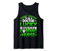 Lucky Enough to Be a Cardiac Nurse - St Patricks Day Tank Top