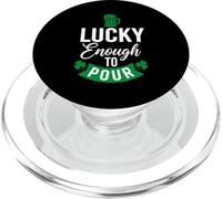 Lucky Enough To Pour St Patrick’s Day Drinking Irish Cheers PopSockets PopGrip for MagSafe